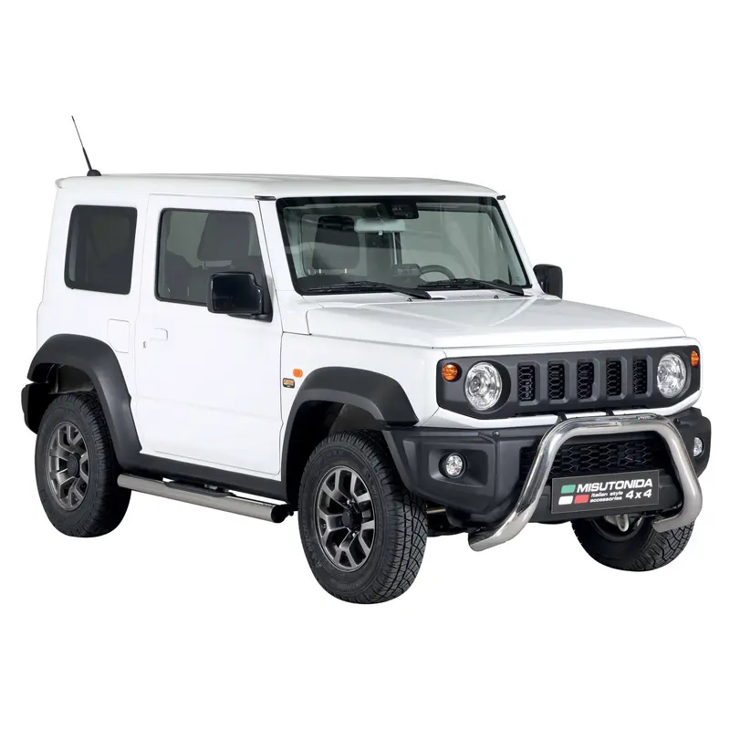 Pare-buffle Avant pour Suzuki Jimny 2018-2026 76 mm en Acier Gris