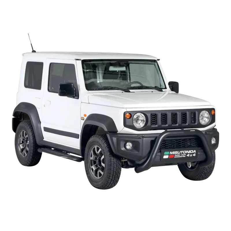 Pare-buffle Avant pour Suzuki Jimny 2018-2026 76 mm en Acier Noir