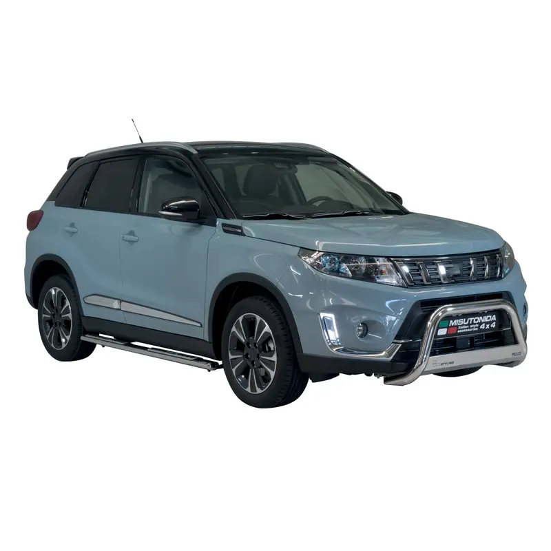 Pare-buffle Avant pour Suzuki Vitara 2019-2026 63 mm en Acier Gris