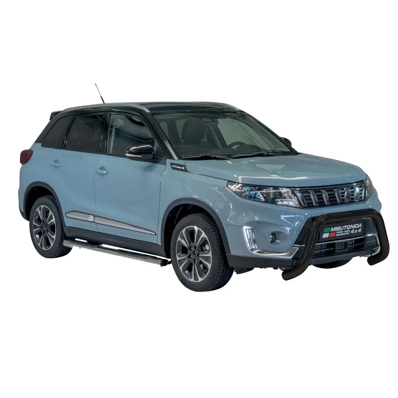Pare-buffle Avant pour Suzuki Vitara 2019-2026 76 mm en Acier Noir