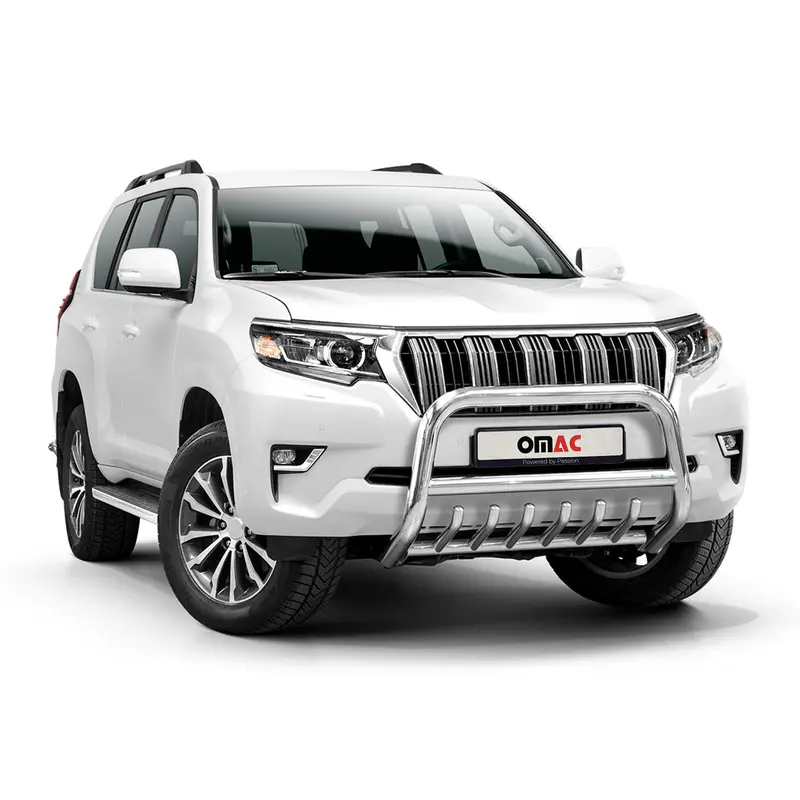 Pare-Buffle Avant Pour Toyota Land Cruiser 150 2019-2023 en Acier Inox