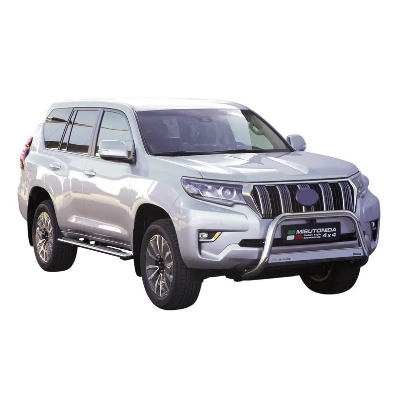 Pare-buffle Avant pour Toyota Land Cruiser J150 2019-2023 63 mm Acier Gris