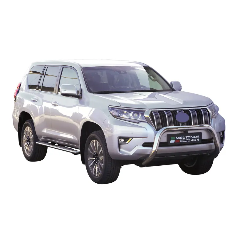 Pare-buffle Avant pour Toyota Land Cruiser J150 2019-2023 76 mm Acier Gris