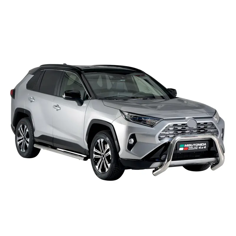 Pare-buffle Avant pour Toyota RAV4 XA50 2019-2025 Hybride 76 mm en Acier Gris