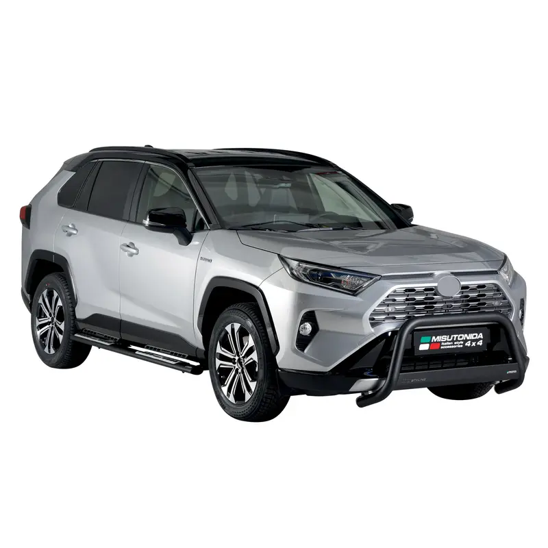 Pare-buffle Avant pour Toyota RAV4 XA50 Hybride 2019-2025 63 mm en Acier Noir