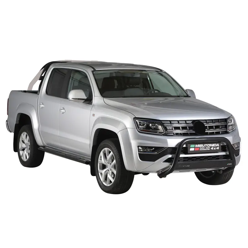 Pare-buffle Avant pour VW Amarok V6 2016-2020 63 mm en Acier Noir