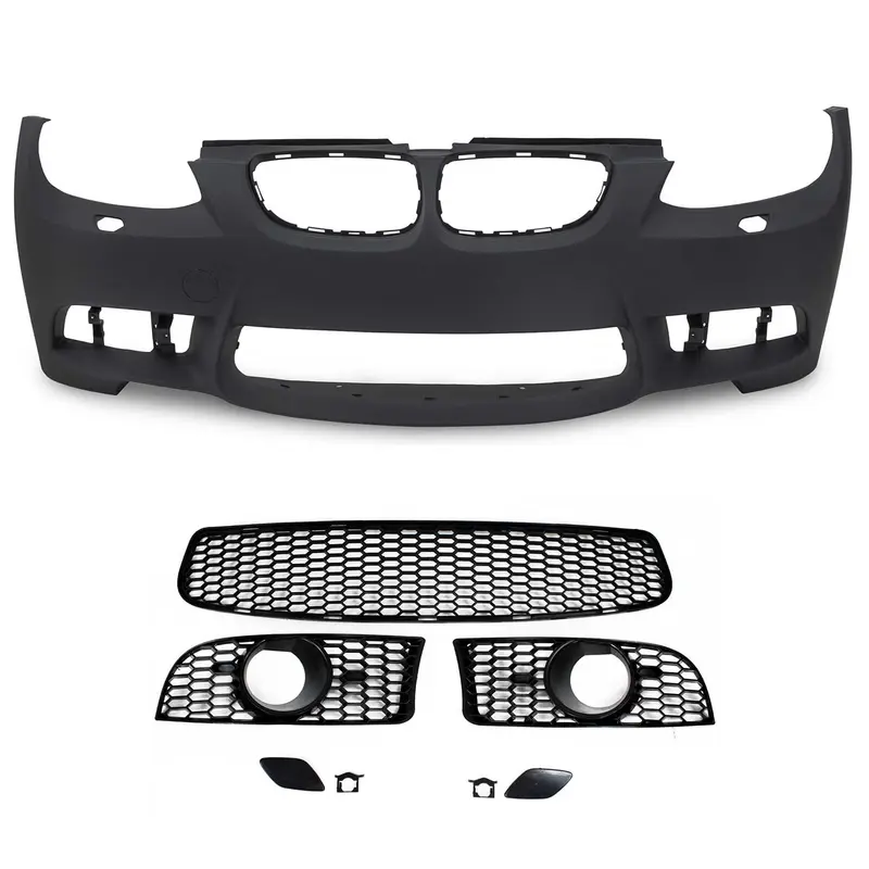 Pare-chocs avant avec trous PDC pour BMW Series 3 E92 E93 2006-2010 Plastique 1x