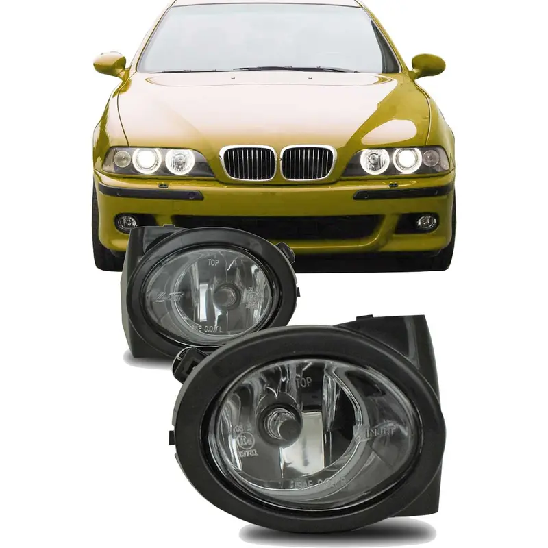 Phare antibrouillards vitre clair pour BMW Series 3 E46 M3 E39 M5 Verre clair 2x