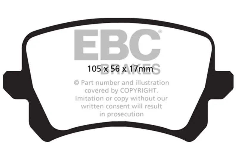 Plaquettes de frein EBC Yellowstuff DP42004R – Route & Circuit