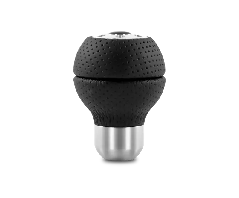 Pommeau de vitesse MOMO Race – Airleather Noir & Aluminium