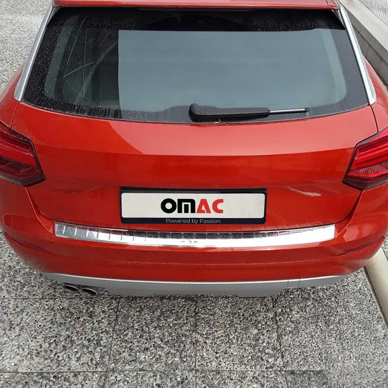 Protection de Pare-Chocs Arrière pour Audi Q2 2017-2026 Inox finition polie
