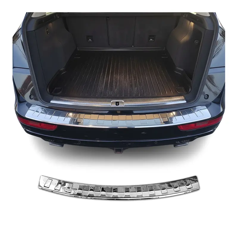 Protection de Pare-Chocs Arrière pour Audi Q5 8RB 2008-2017 Inox finition polie