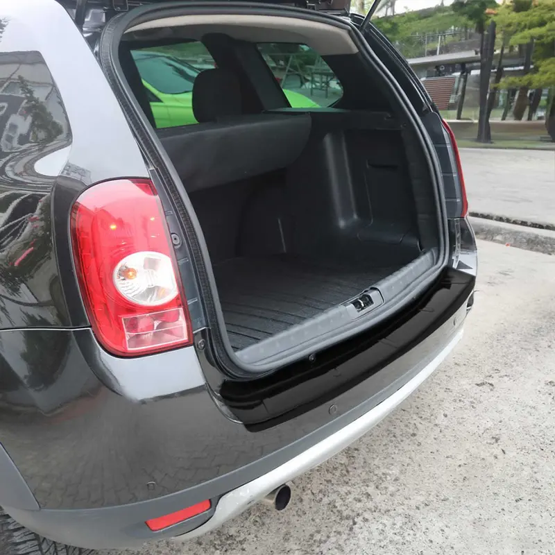 Protection de Pare-Chocs Arrière pour Dacia Duster I 2010-17 Acryl noir brillant