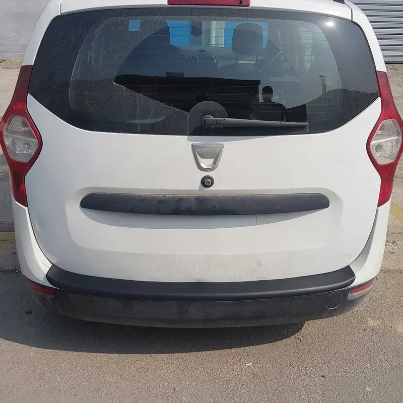 Protection de Pare-Chocs Arrière pour Dacia Lodgy 2012-2022 Acryl noir brillant