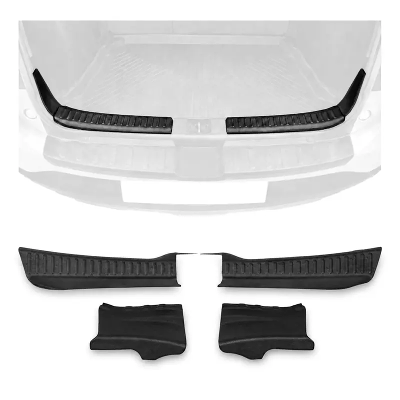 Protection de Pare-Chocs Arrière pour Dacia Sandero III 2021-2026 Acryl noir mat