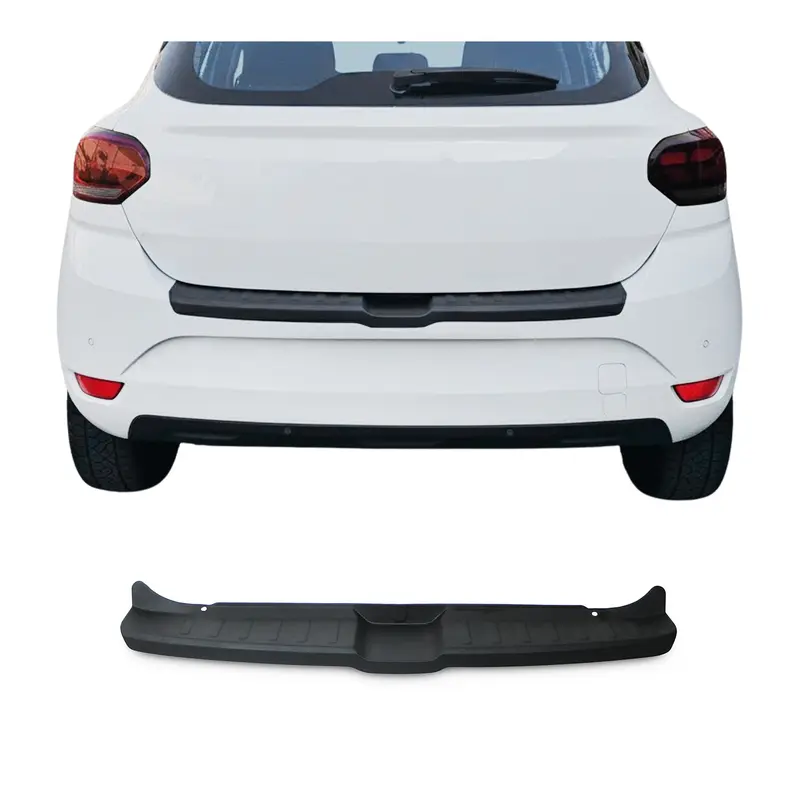 Protection de Pare-Chocs Arrière pour Dacia Sandero III 2021-2026 Acryl noir mat
