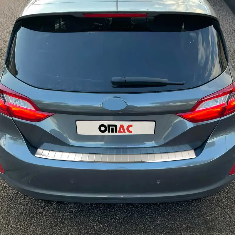 Protection de Pare-Chocs Arrière pour Ford Fiesta mk7 2017-2023 5Tür Inox polie
