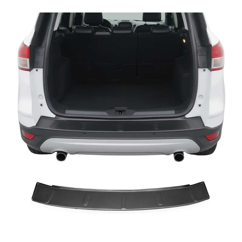 Protection de Pare-Chocs Arrière pour Ford Kuga II 2012-2019 Acrylique noir mat