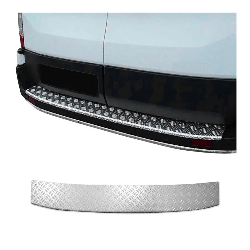 Protection de Pare-Chocs Arrière pour Ford Transit 2015-2026 Alu Argenté