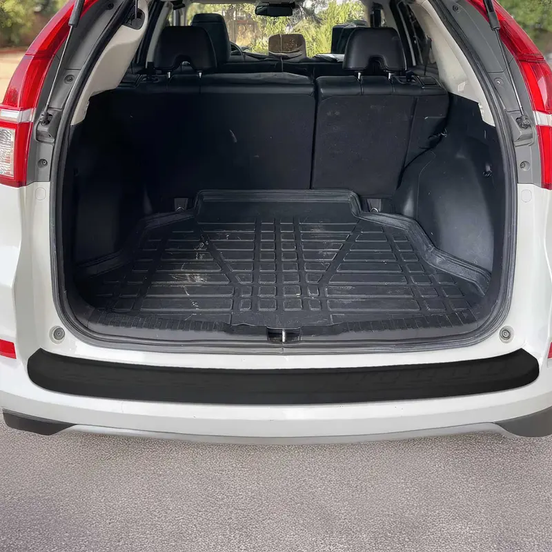 Protection de Pare-Chocs Arrière pour Honda CR-V IV 2013-2018 Acrylique noir mat