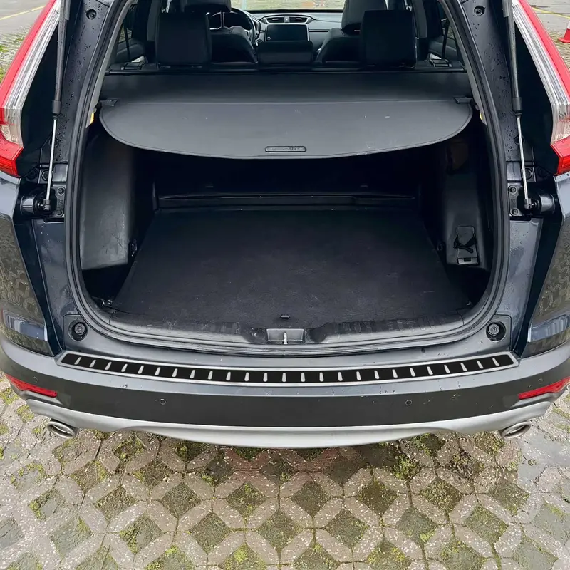 Protection de Pare-Chocs Arrière pour Honda CR-V IV 2013-2018 Inox film carbone