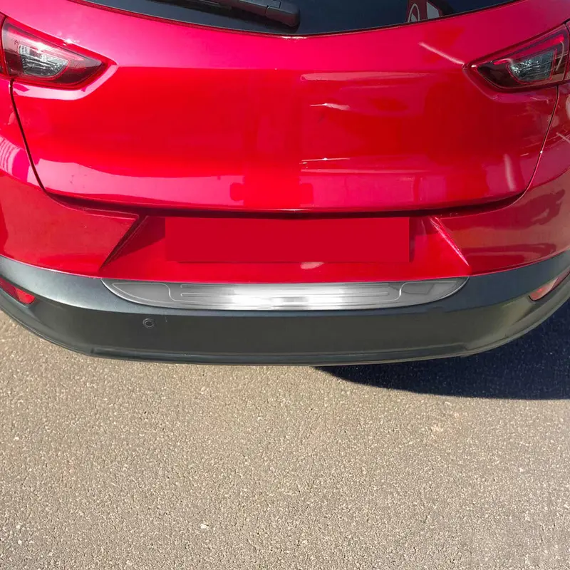 Protection de Pare-Chocs Arrière pour Mazda CX-3 2015-2021 Inox finition polie