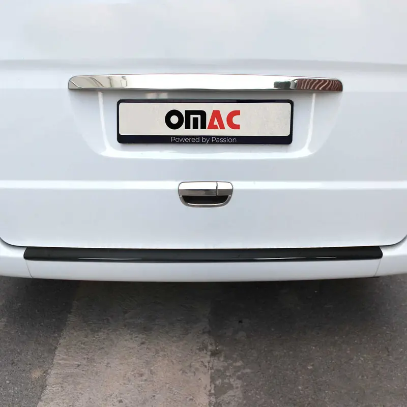 Protection de Pare-Chocs Arrière pour Mercedes Vito W639 2003-2010 Pre-FL noir