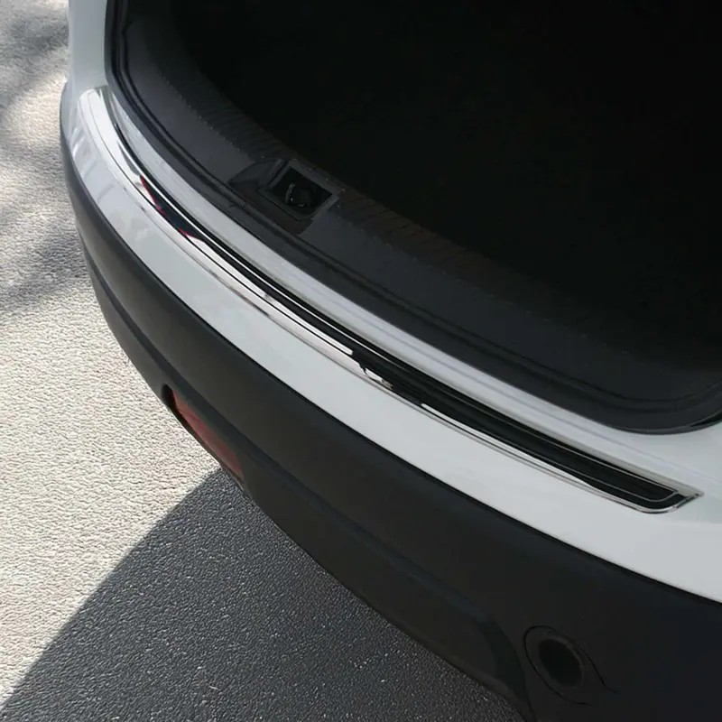 Protection de Pare-Chocs Arrière pour Nissan Qashqai J10 +2 2007-2013 Inox polie
