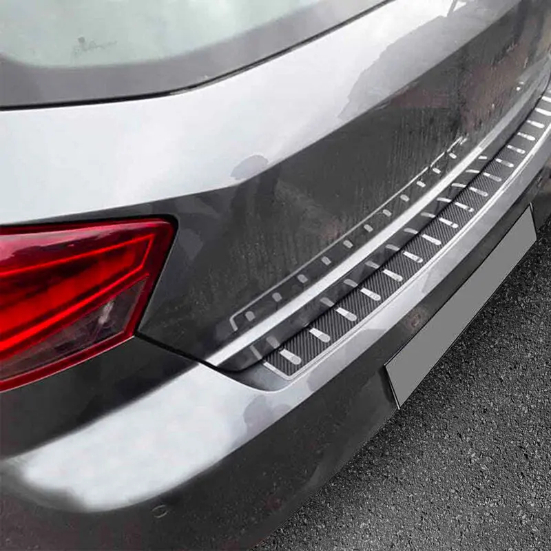 Protection de Pare-Chocs Arrière pour Seat Ibiza V 2017-2026 Inox film carbone