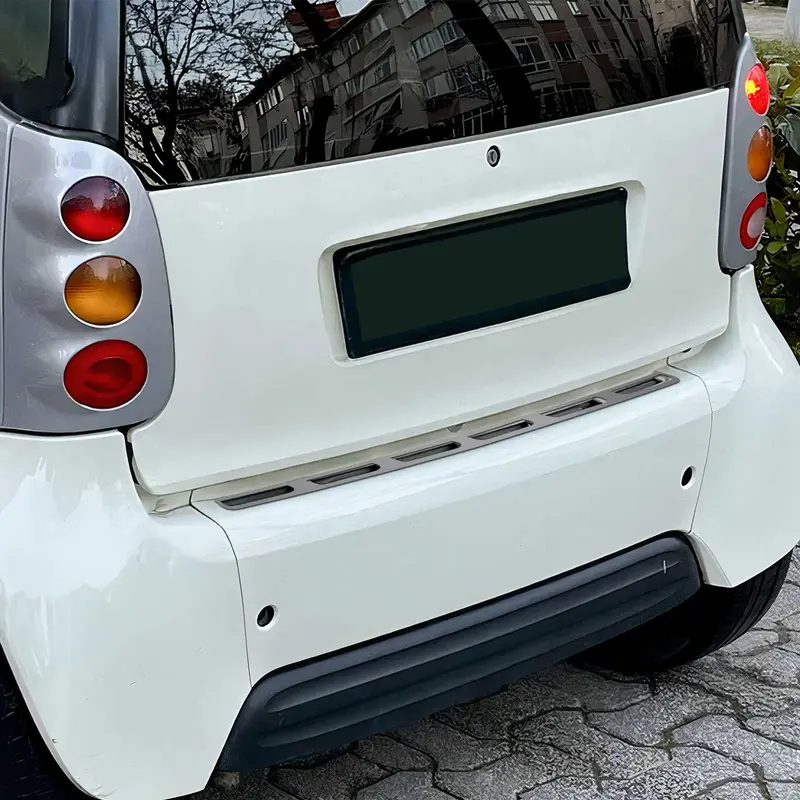 Protection de Pare-Chocs Arrière pour Smart Fortwo I W450 1998-2007 Inox polie