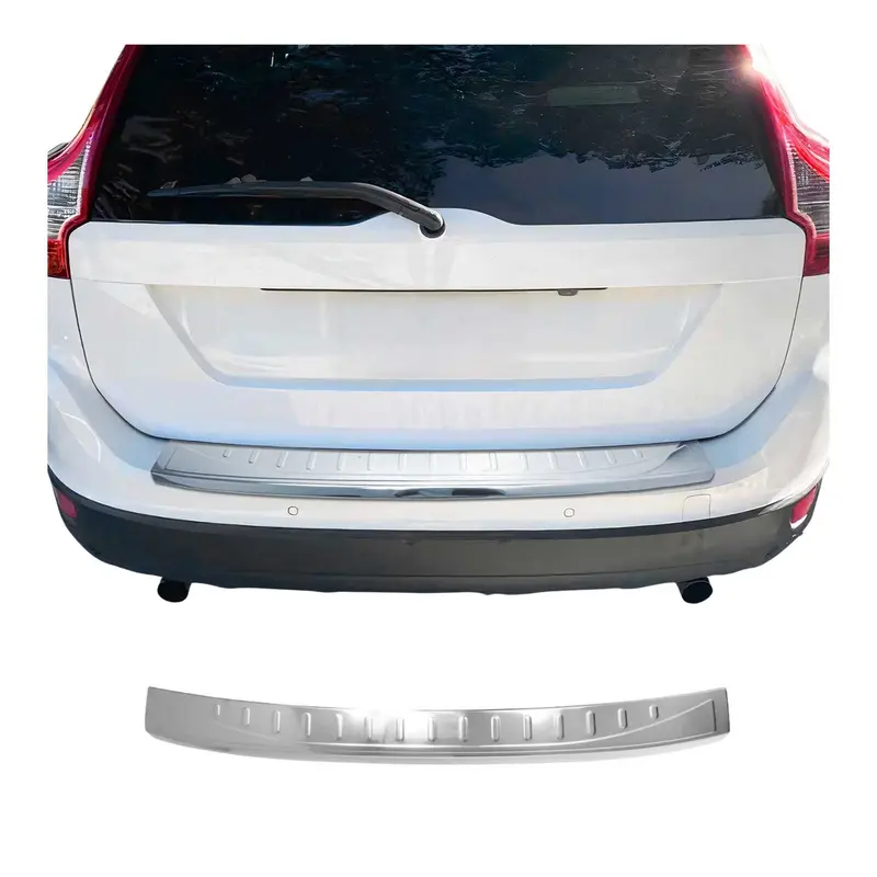 Protection de Pare-Chocs Arrière pour Volvo XC60 I 2013-2017 Facelift Inox polie