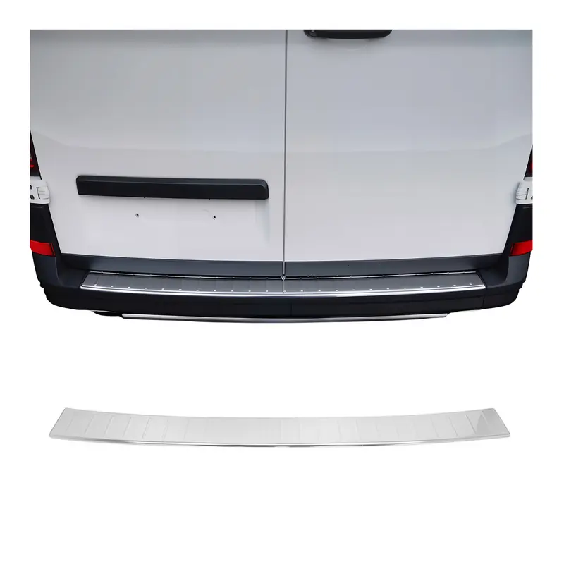 Protection de Pare-Chocs Arrière pour VW Crafter 2017-2026 Inox finition polie