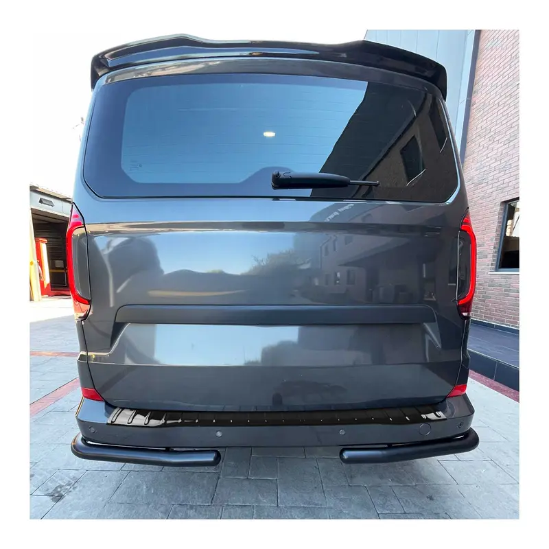 Protection de Pare-Chocs Arrière pour VW Multivan T7 2022-26 Acryl noir brillant