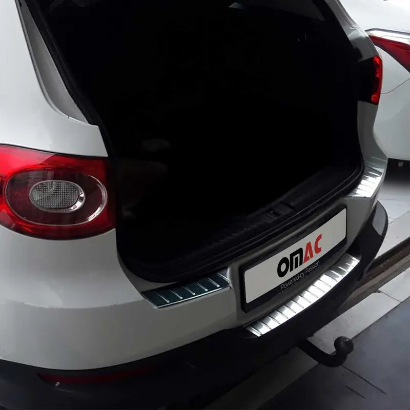 Protection de Pare-Chocs Arrière pour VW Tiguan I 2007-2016 Inox finition polie