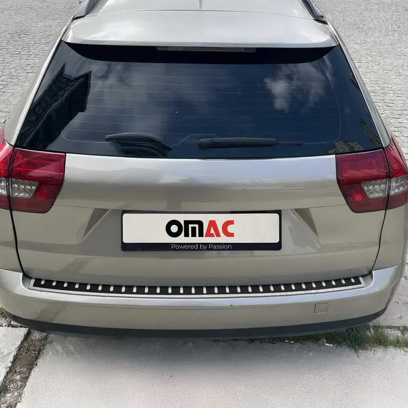 Protection de Pare-Chocs pour Citroen C5 Break 2008-2017 Inox film carbone