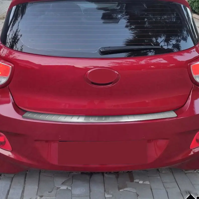 Protection de Pare-Chocs pour Hyundai i10 II Hatchback 2013-2016 Pre-FL Inox