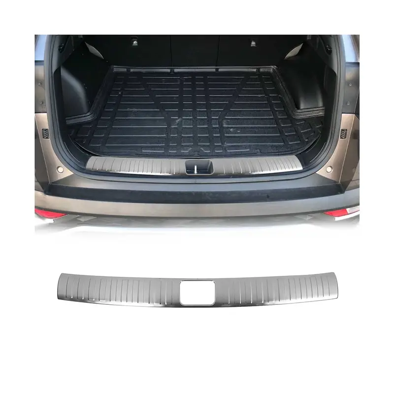 Protection de Pare-Chocs pour Hyundai Tucson III 2016-2021 Inox brossée