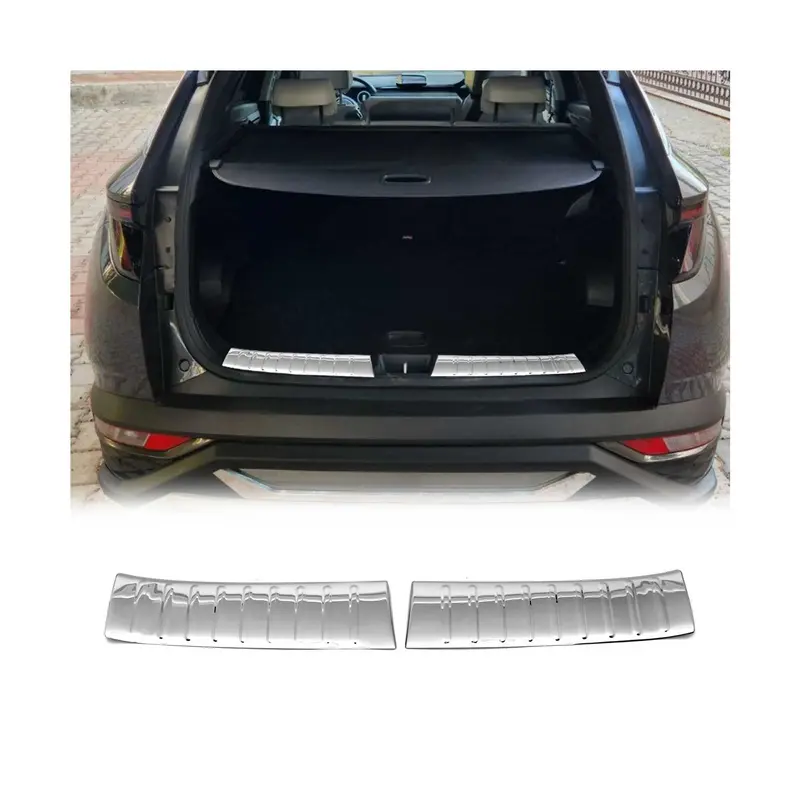 Protection de Pare-Chocs pour Hyundai Tucson IV 2022-2026 Inox finition polie