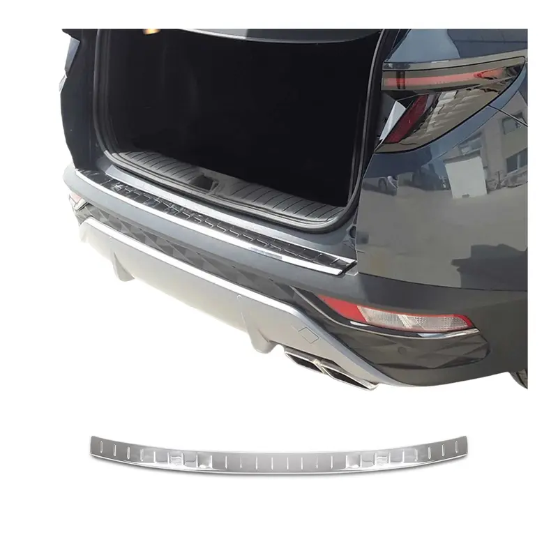 Protection de Pare-Chocs pour Hyundai Tucson IV 2022-2026 Inox finition polie