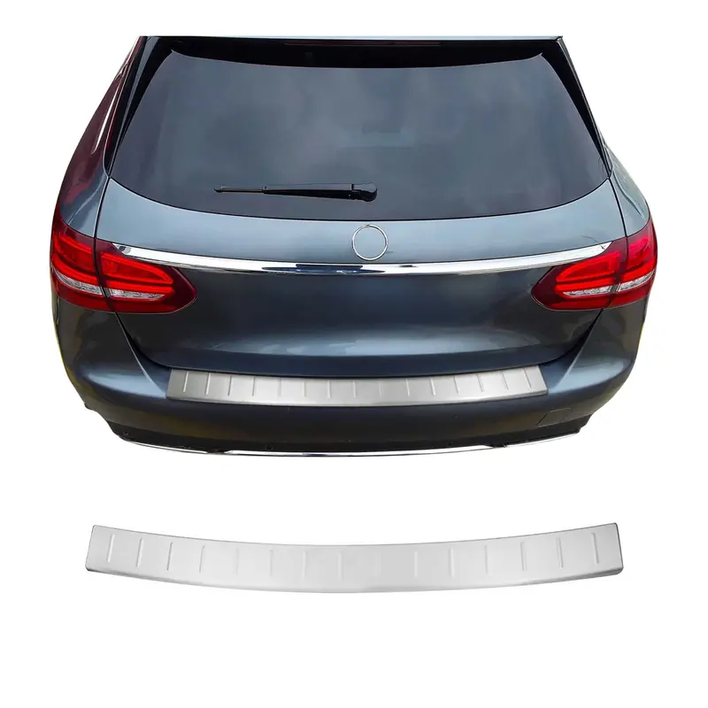 Protection de Pare-Chocs pour Mercedes Classe C S205 2014-2021 Inox brossée