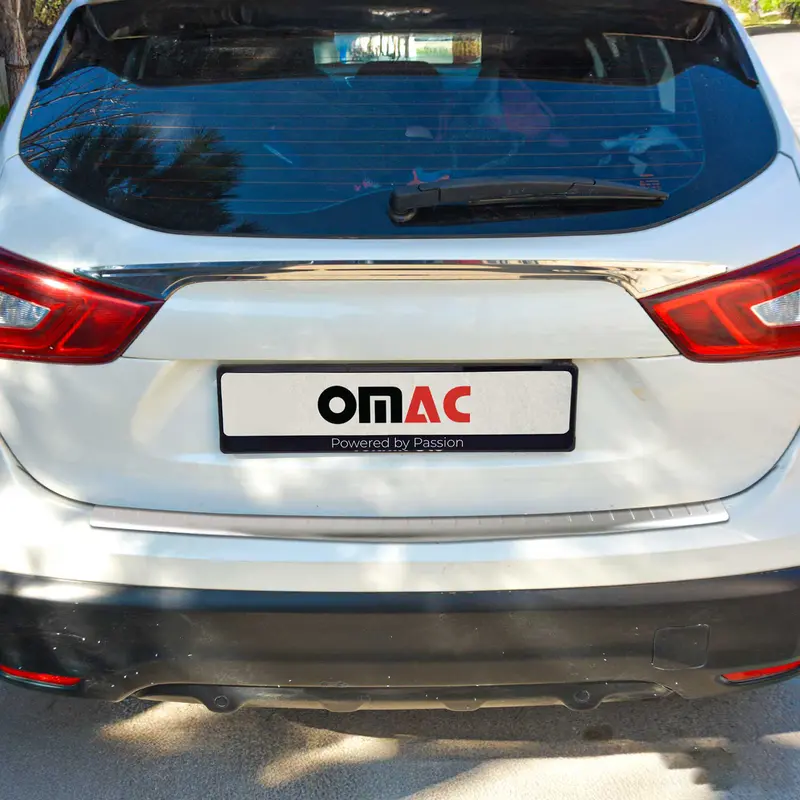 Protection de Pare-Chocs pour Nissan Qashqai J11 2017-21 Facelift Inox brossée