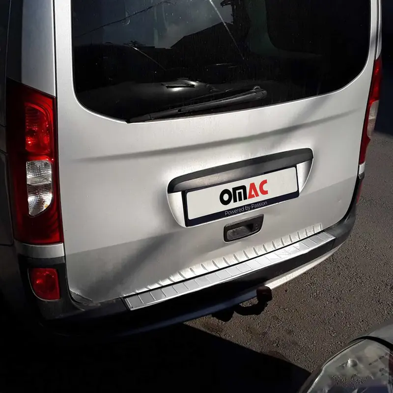 Protection de Pare-Chocs pour Renault Kangoo II 2012-21 Facelift Inox brossée