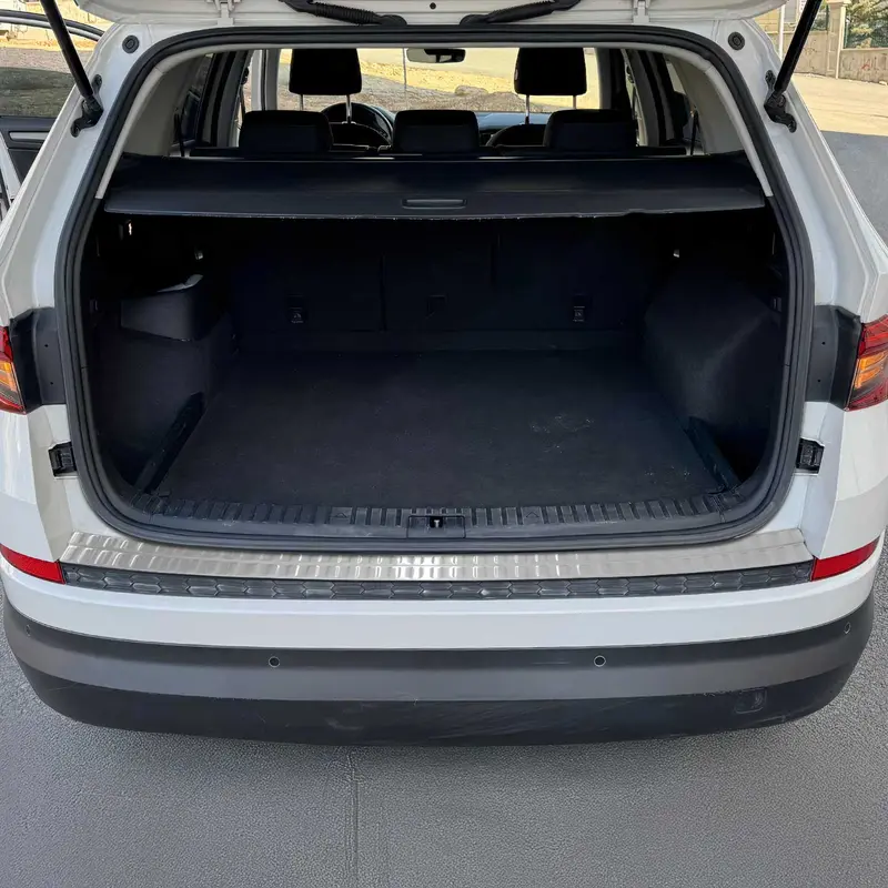 Protection de Pare-Chocs pour Skoda Kodiaq I 2016-2024 Inox finition brossée