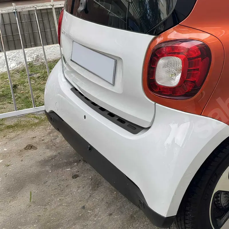 Protection de Pare-Chocs pour Smart ForTwo III W453 2014-2024 Inox dark chrome
