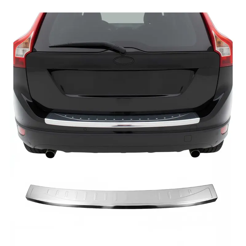 Protection de Pare-Chocs pour Volvo XC60 I 2013-2017 Facelift Inox brossée