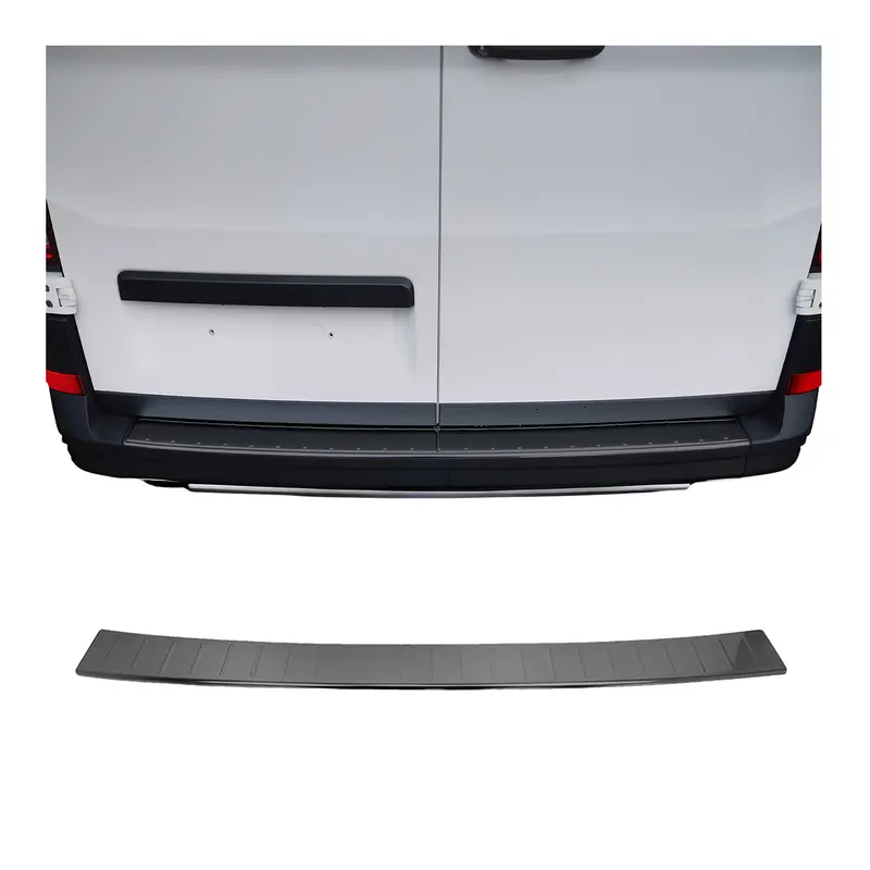 Protection de Pare-Chocs pour VW Crafter 2017-2026 Inox finition dark chrome