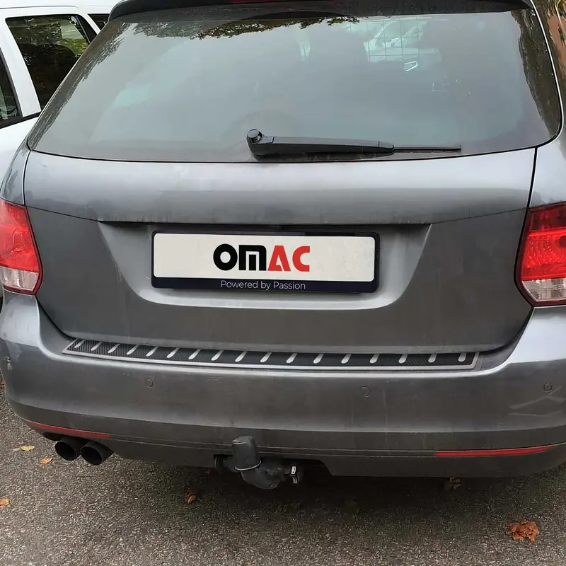 Protection de Pare-Chocs pour VW Golf mk7 Break 2012-2019 Inox film carbone