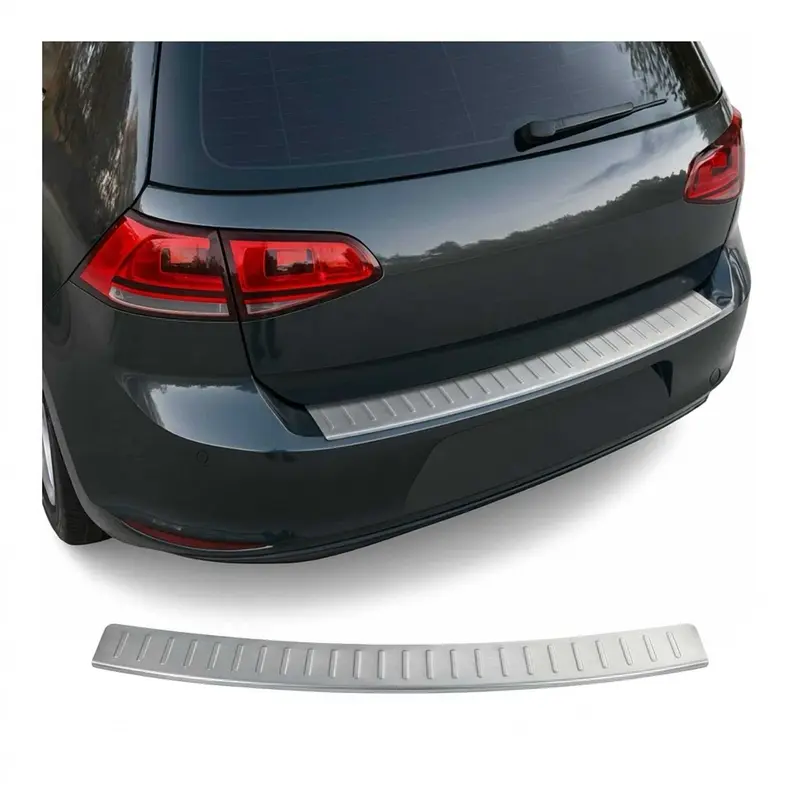 Protection de Pare-Chocs pour VW Golf Sportsvan mk7 2012-2019 Inox brossée