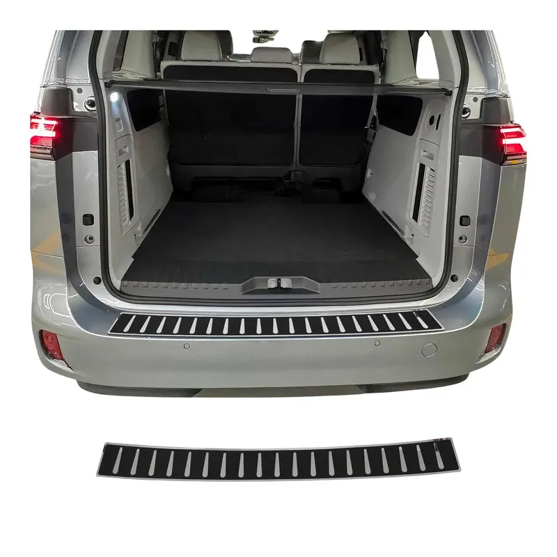 Protection de Pare-Chocs pour VW ID. Buzz 2022-2026 Inox finition film carbone