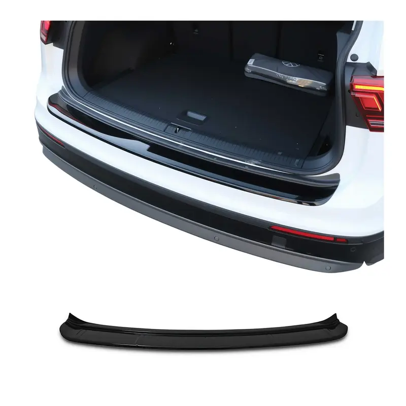 Protection de Pare-Chocs pour VW Tiguan II / Allspace 2016-2023 noir brillant